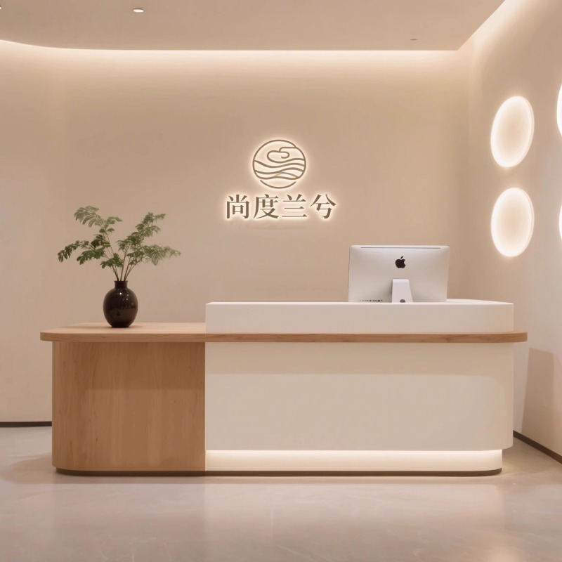 Home Office Tienda - Lada Promocyjna Recepcje Biurka Recepcyjne Wysoka