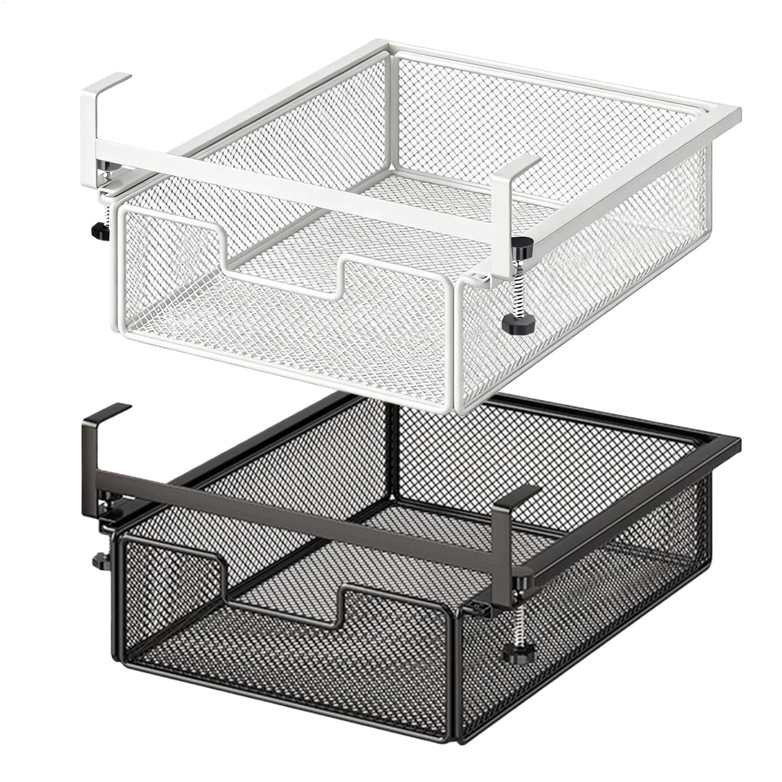 Home Office Furniture Sets - Wysuwana szuflada pod biurko, bez wiercenia,