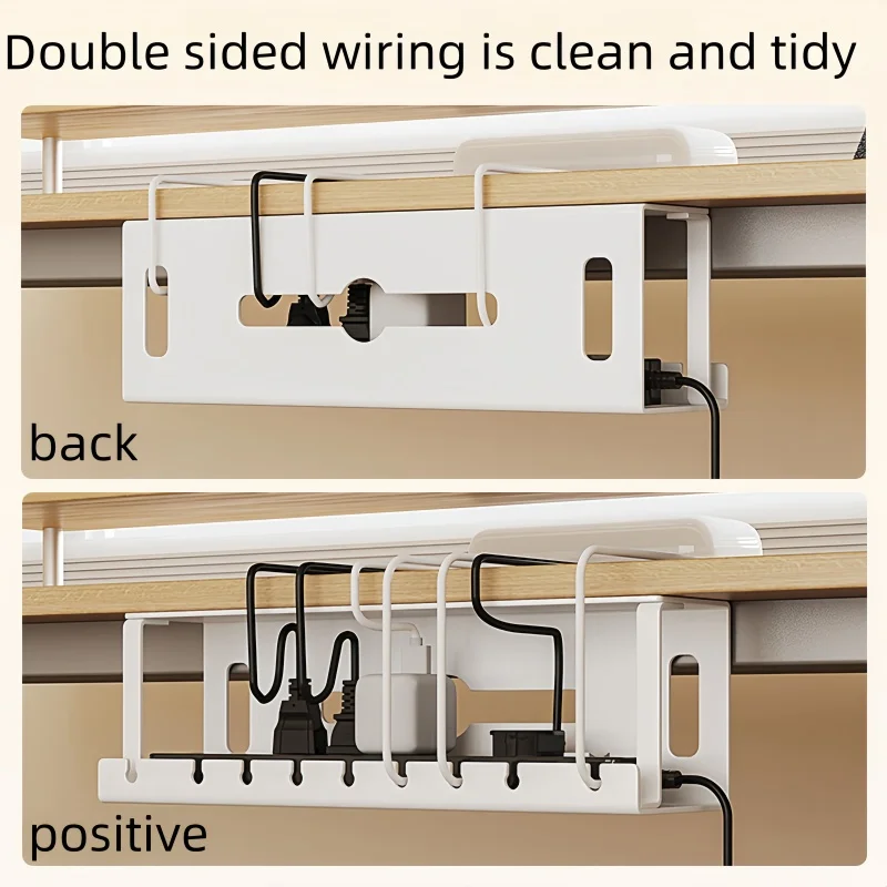 Power Strip Desk - Pod biurkiem Taca kablowa pod zaciskiem