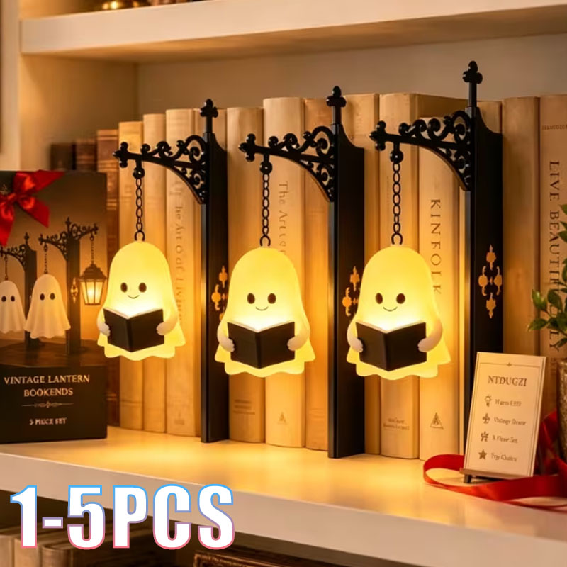 Home Office Library - 1-5 SZT. Halloweenowe, dekoracyjne lampki LED