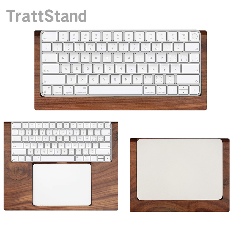 Wrist Rest Pad - Solidna drewniana podkładka z orzechów włoskich,
