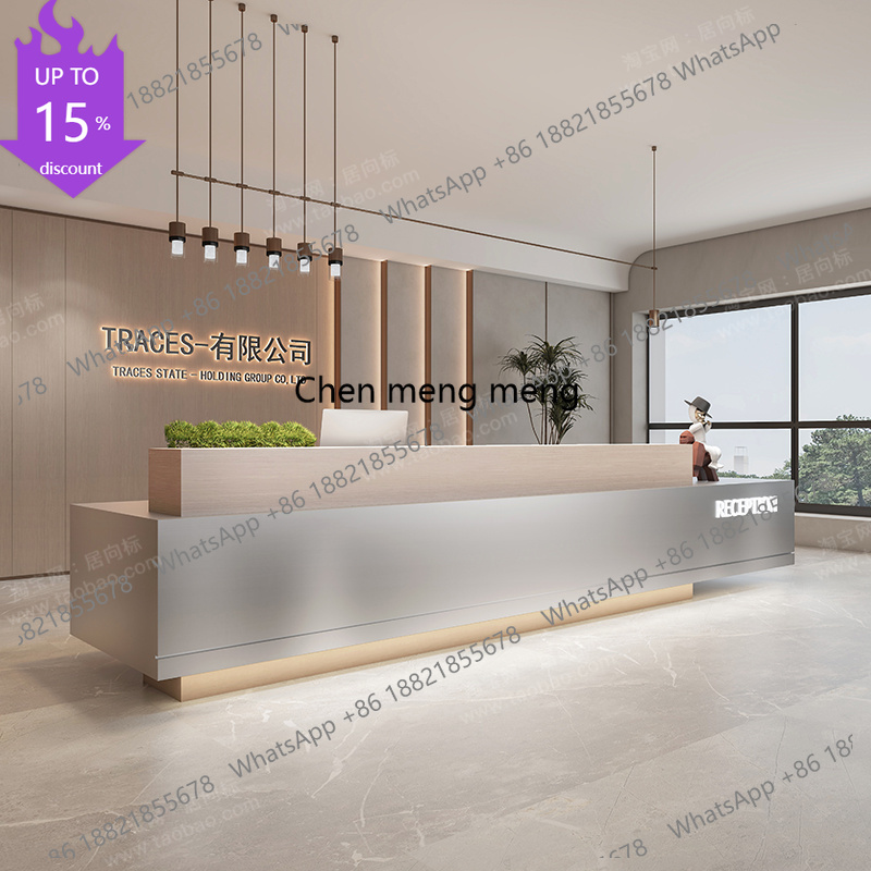 Home Office Tienda - Biurka recepcyjne G153 do biur, nowoczesne