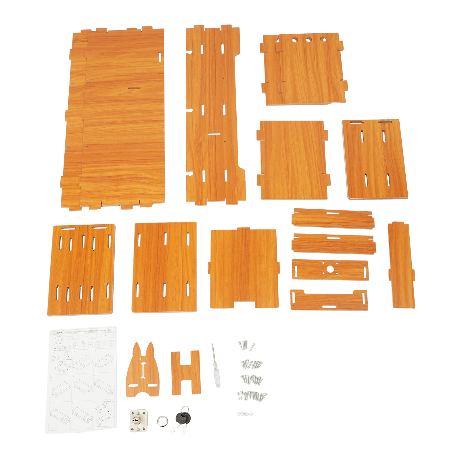 Home Office Furniture Sets - Ergonomiczna podstawka pod monitor z MDF