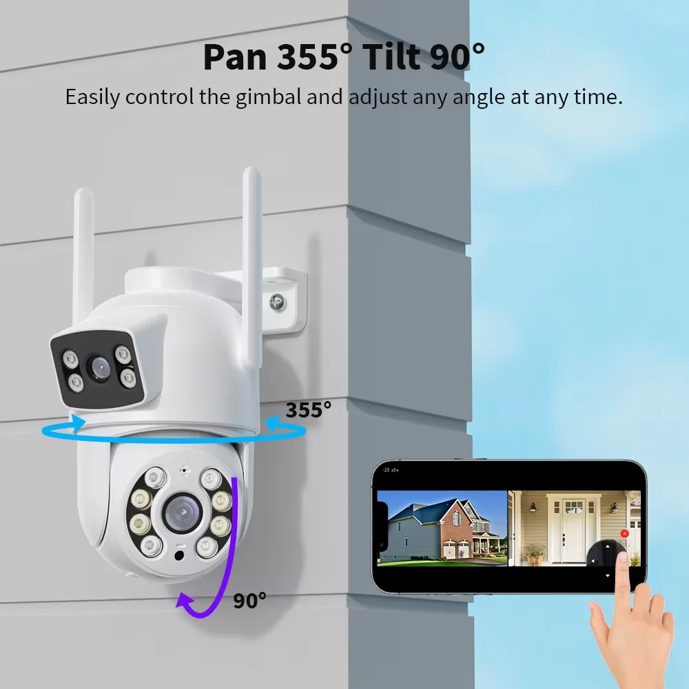 Kamera monitoringu 8MP 4K Wifi – Home Office Email recenzja i cena