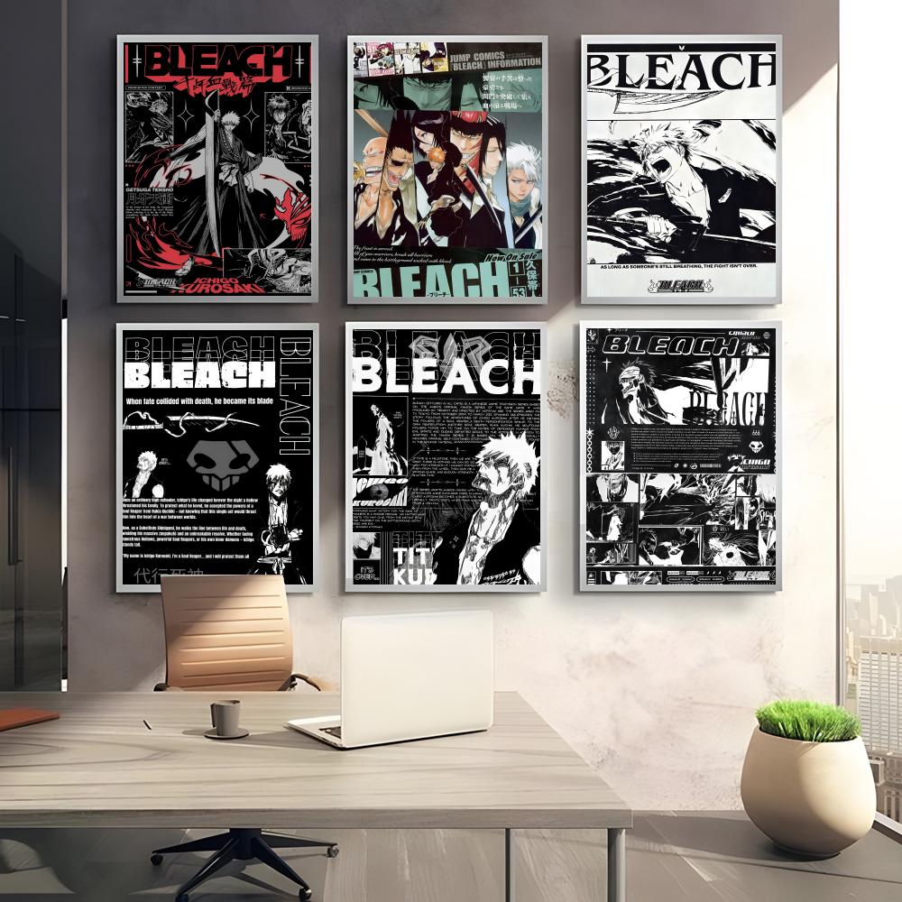 Stylowy czarny obraz anime B-  – Home Office Bleaching recenzja i cena
