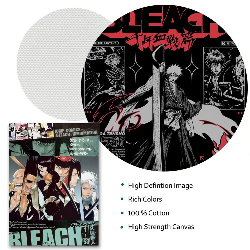 Stylowy czarny obraz anime B-  – Home Office Bleaching recenzja i cena