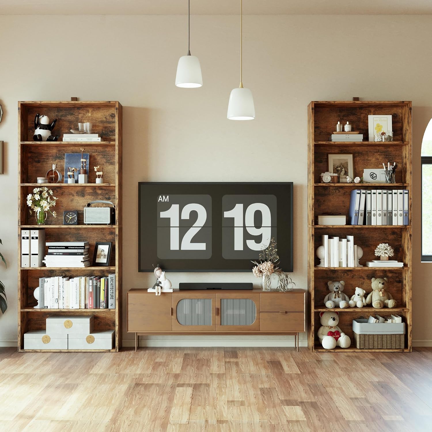 Wysokie regały na książki, zes – Home Office Industrial Style recenzja i cena