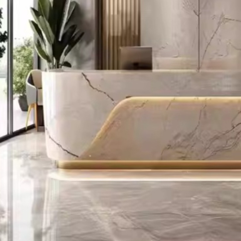 Elegancka lada recepcyjna, luk – Home Office Tienda recenzja i cena