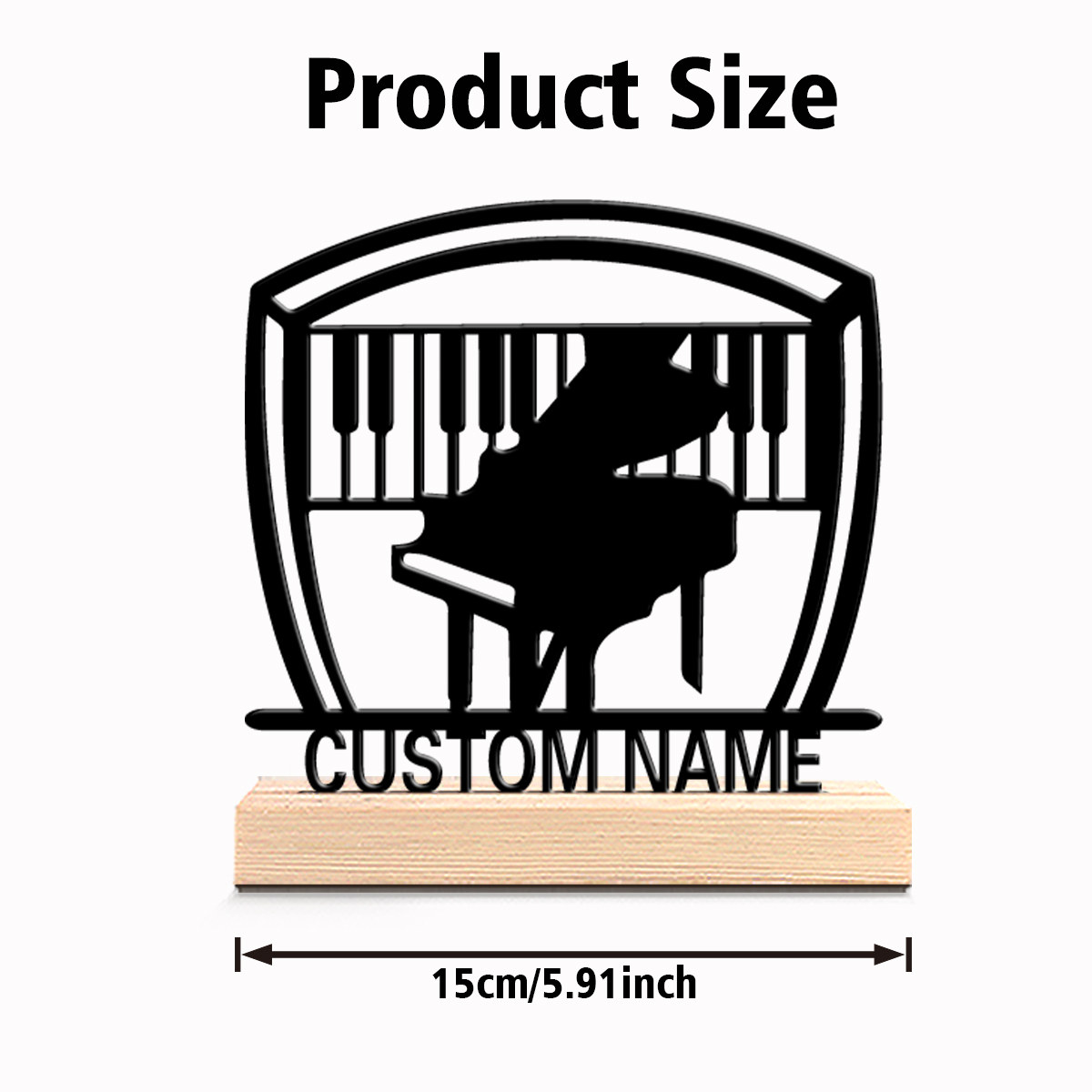 1 szt. Metalowa statuetka pian – Home Office Industrial Style recenzja i cena