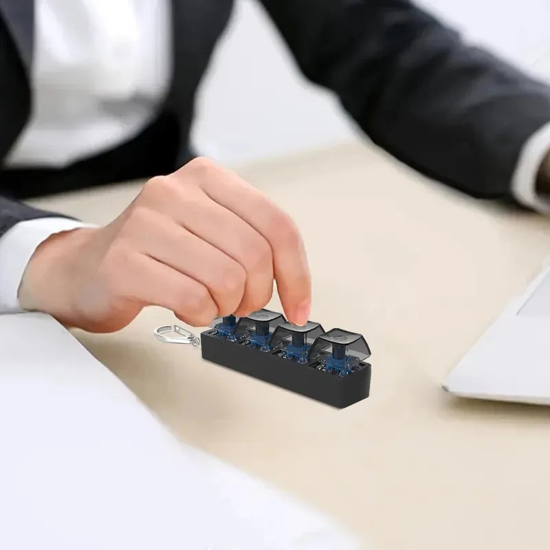 4-klawiszowe przyciski antystr – Home Office Keyboard recenzja i cena