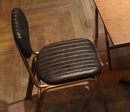 Krzesło w stylu retro industri – Home Office Industrial Style recenzja i cena