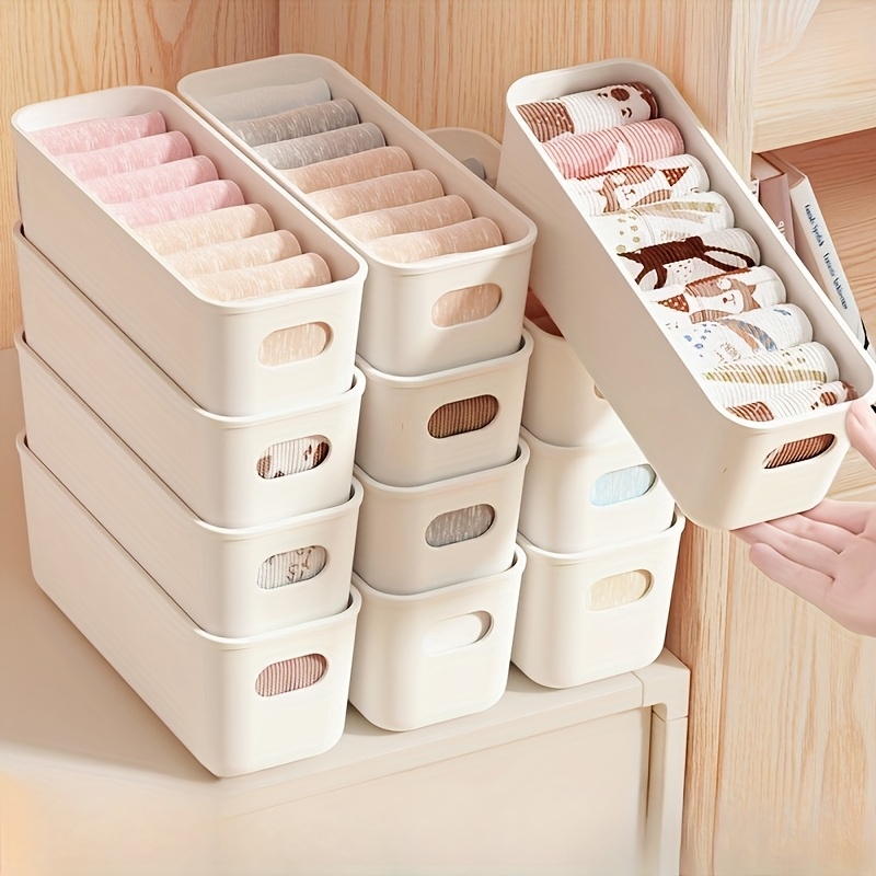 4 szt. Białe plastikowe pudełk – Home Office Furniture Sets recenzja i cena