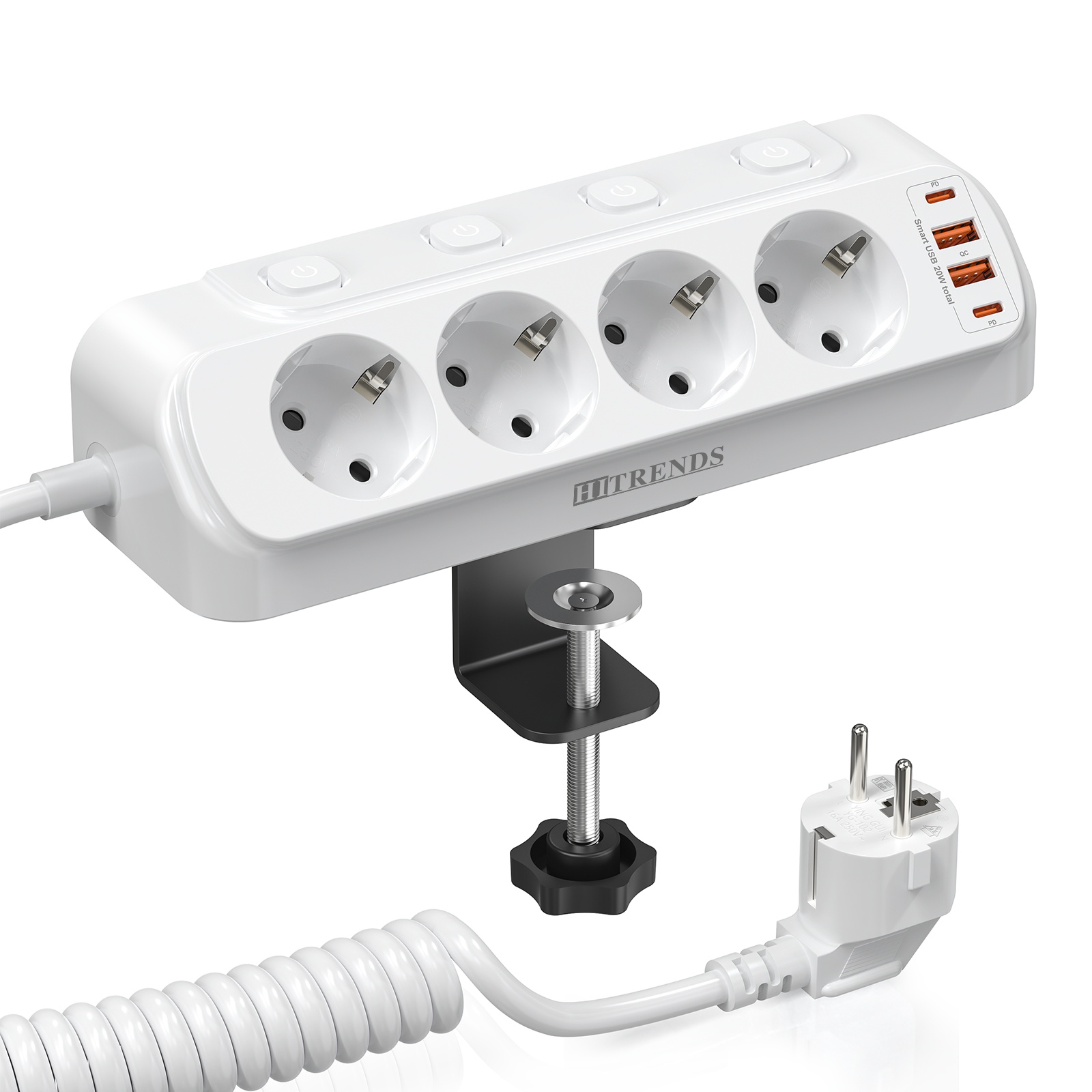 Wielofunkcyjna listwa narożna  – Power Strip Desk recenzja i cena