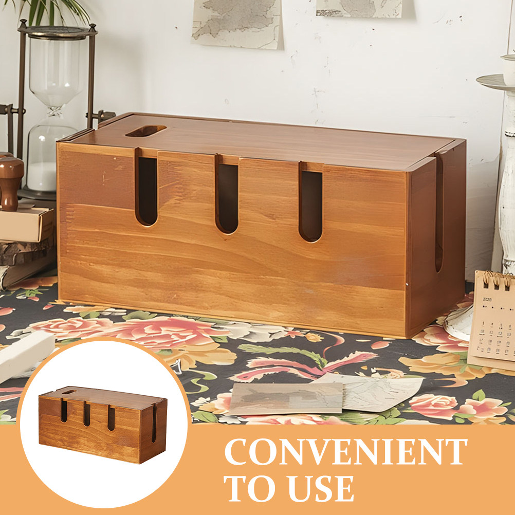 Naturalny drewniany organizer  – Power Strip Desk recenzja i cena