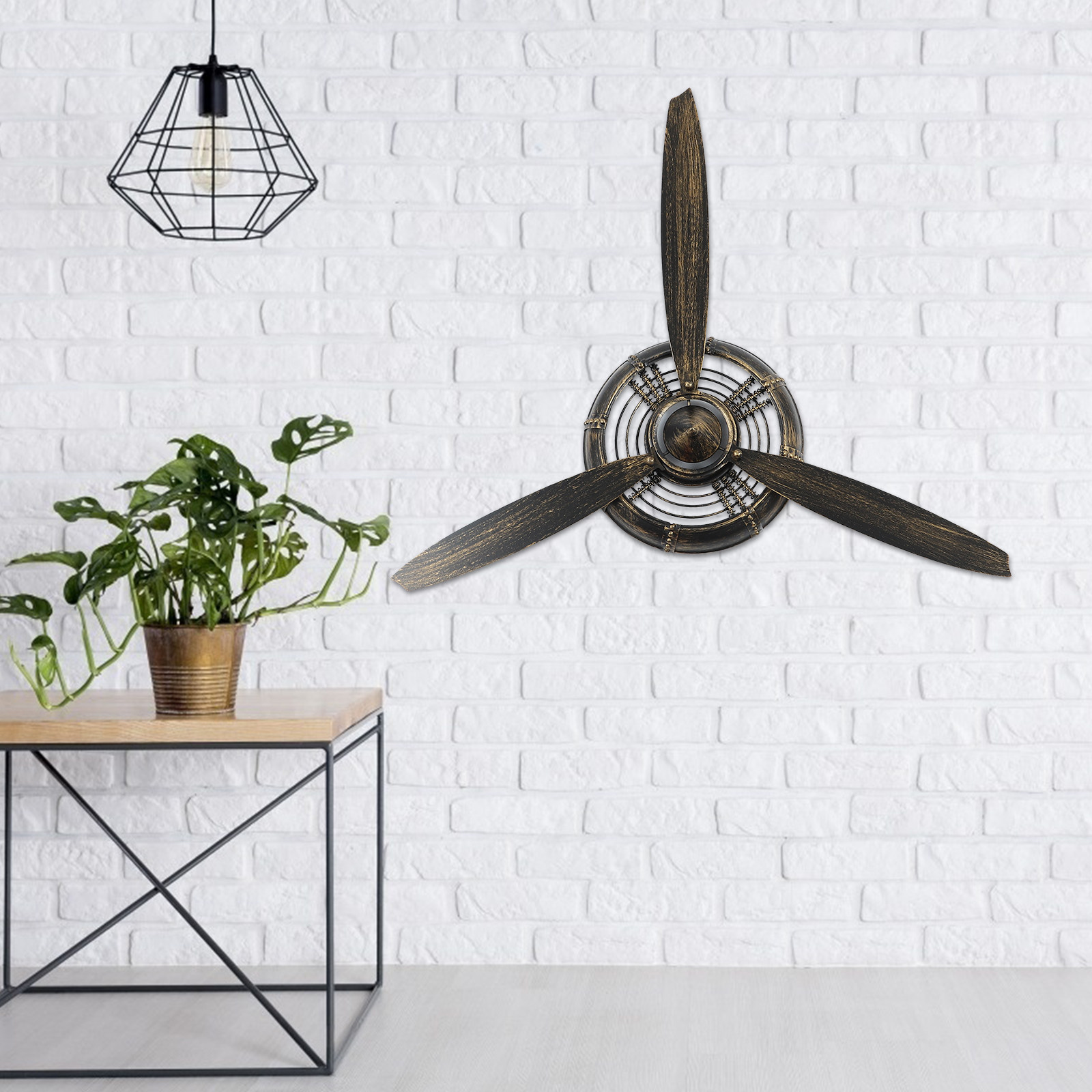 Dekoracja ścienna z vintage'ow – Home Office Industrial Style recenzja i cena