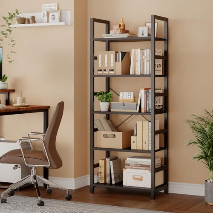 5-poziomowy regał na książki,  – Home Office Room recenzja i cena