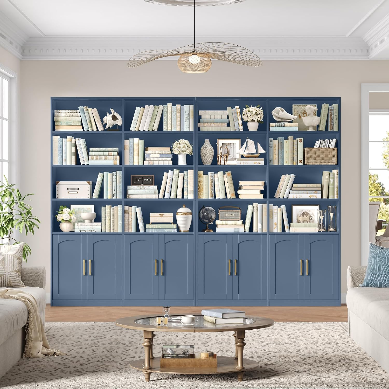 Podwójnie szeroki regał z drzw – Home Office Industrial Style recenzja i cena