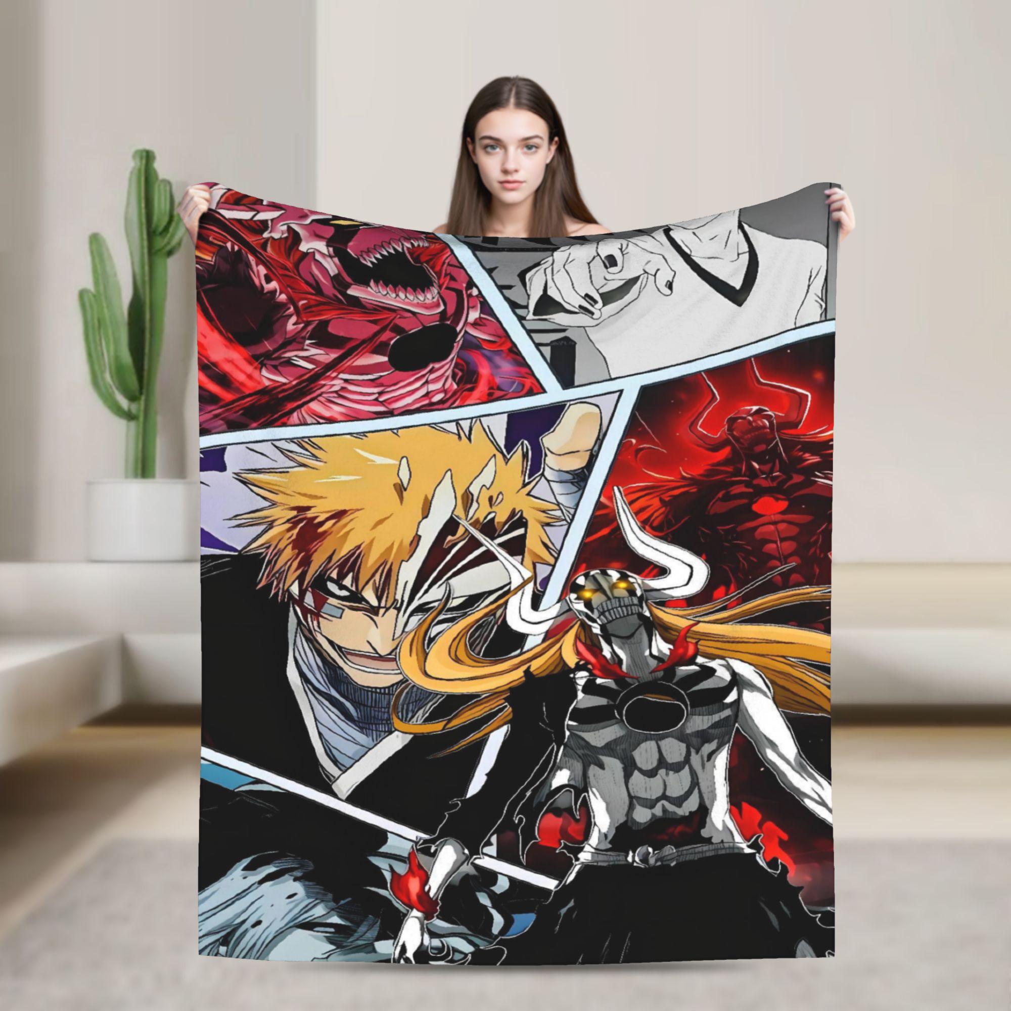Koc flanelowy Ichigo Zanpakuto – Home Office Bleaching recenzja i cena
