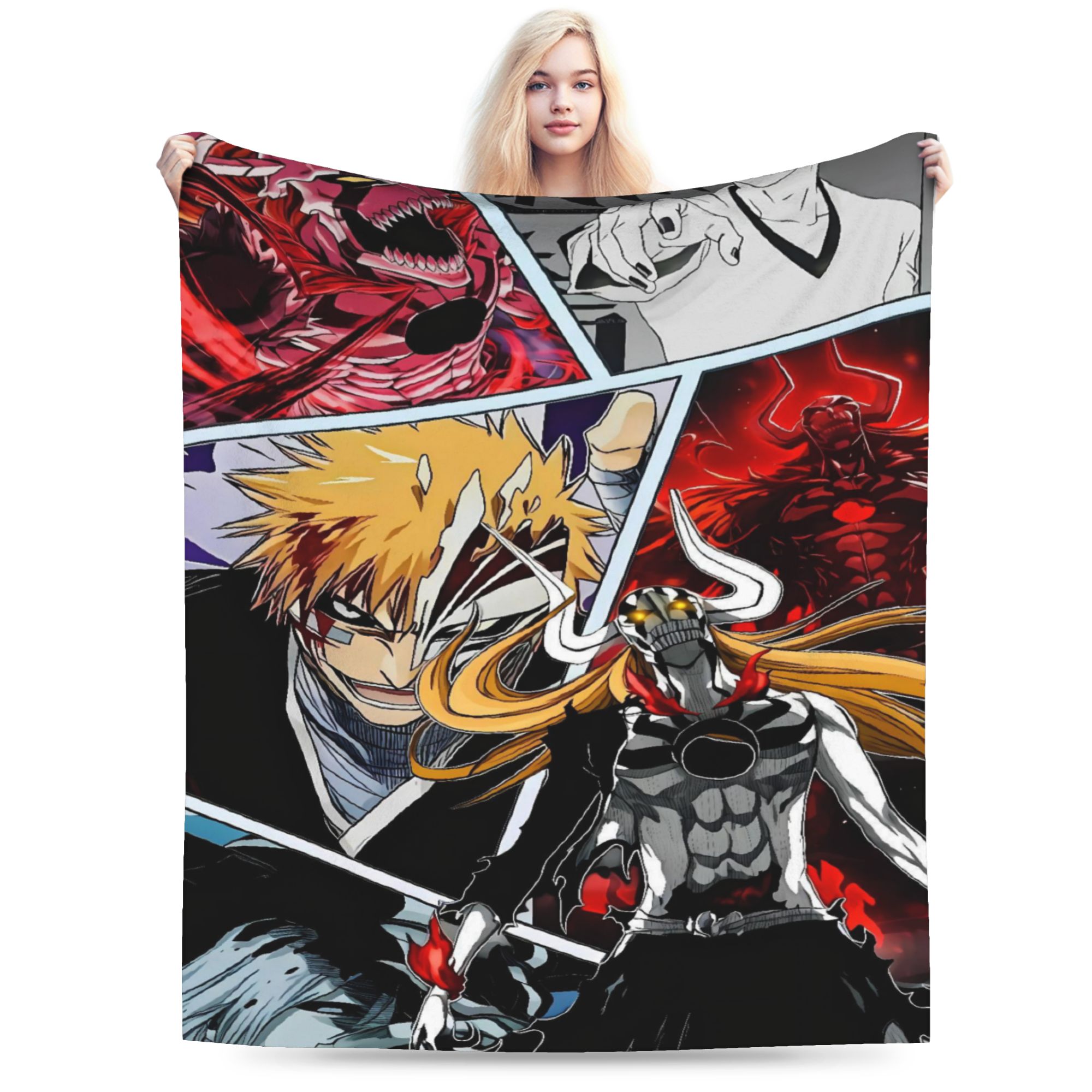 Koc flanelowy Ichigo Zanpakuto – Home Office Bleaching recenzja i cena