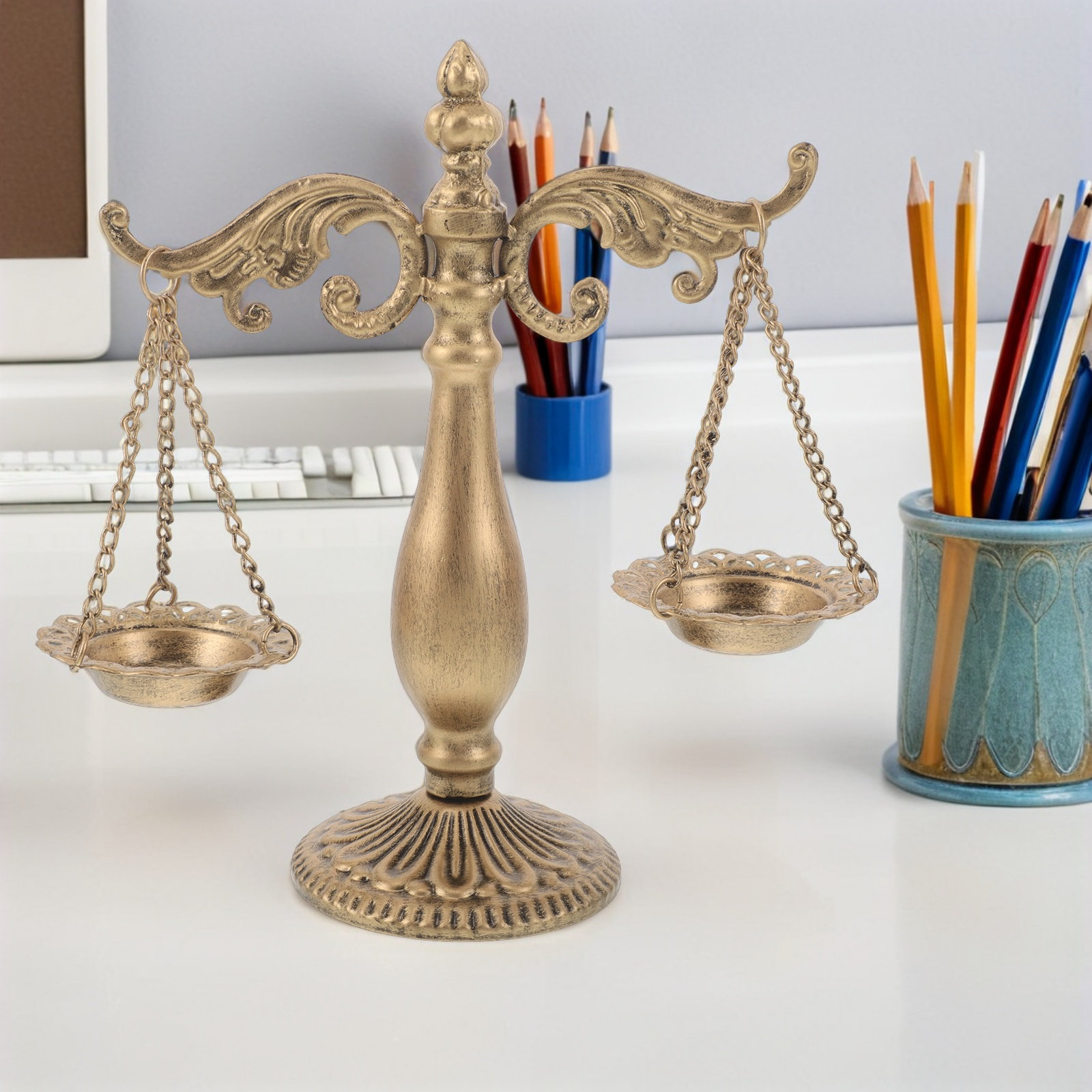 Vintage metalowa skulptura w k – Home Office Library recenzja i cena
