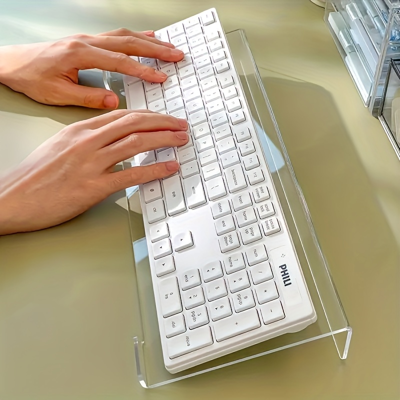 Akrylowy stojak na klawiaturę, – Home Office Keyboard recenzja i cena