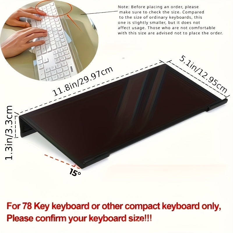 Akrylowy stojak na klawiaturę, – Home Office Keyboard recenzja i cena