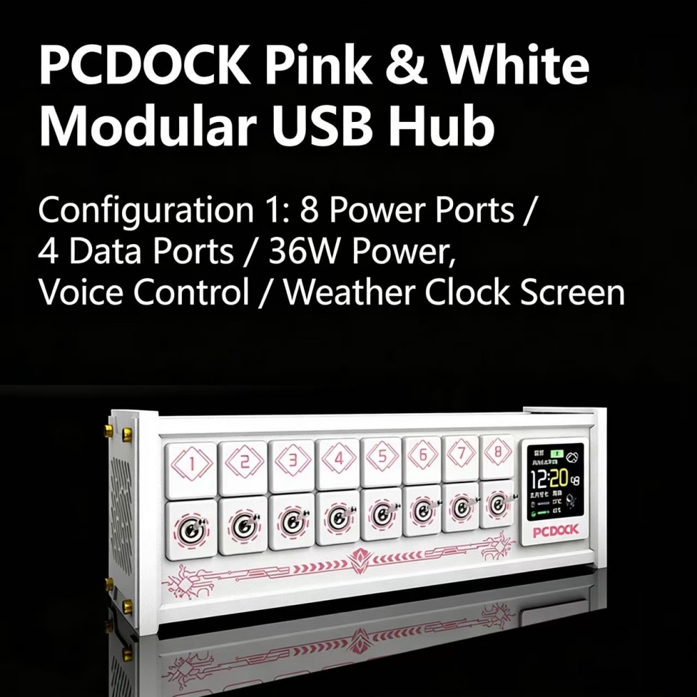 PCDOCK Blok USB z przełączniki – Power Strip Desk recenzja i cena