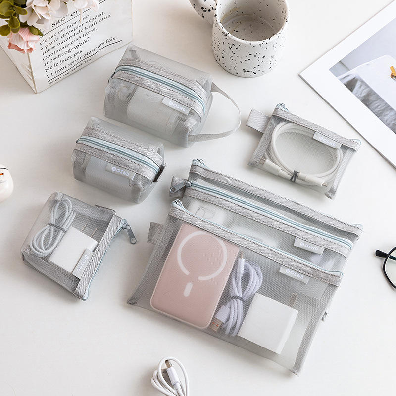 Szare siatkowe torby-organizer – Home Office Furniture Sets recenzja i cena