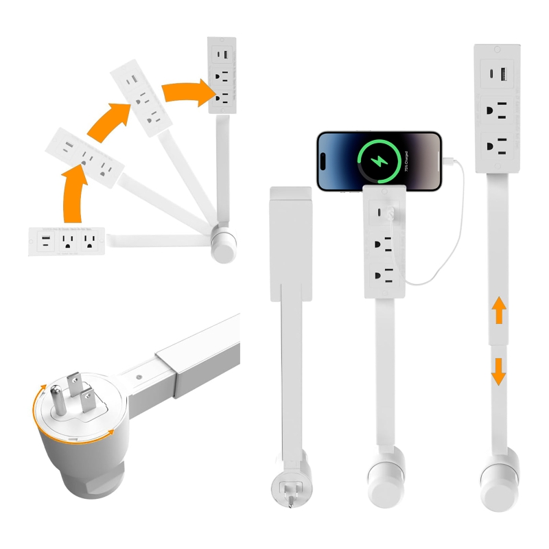 Przedłużacz gniazdka elektrycz – Power Strip Desk recenzja i cena
